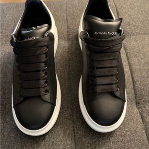 Alexander McQueen Black and White Men's Sneakers